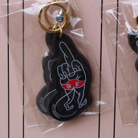 RAT FINGER KEY CHAIN