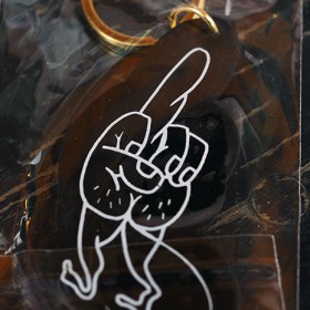 RAT FINGER KEY CHAIN