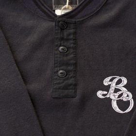 B.S.M.G. B.O. HERALDRY-HENRY L/S T-SHIRTS