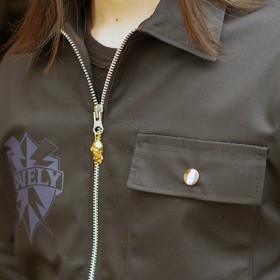 LOVELY CREST/SKULL WORK JACKET