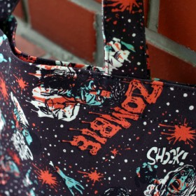 ZOMBIE CANVAS TOTE BAG