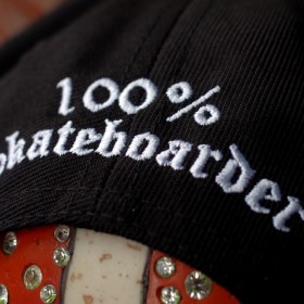 HARDLUCK 100% SKATEBOARDER SNAPBACK CAP