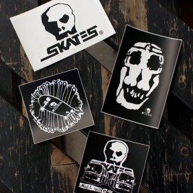 SKULL SKATES STICKERS