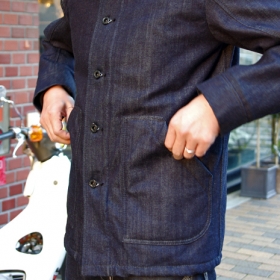 3 LAYER DENIM COVERALL JACKET