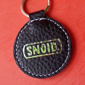 STINKS LEATHER KEY HOLDER