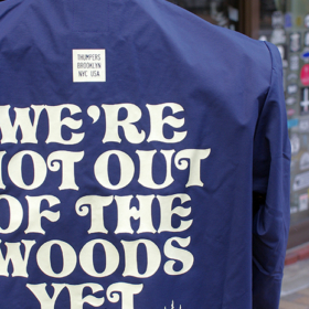 WE'RE NOT OUT OF THE WOOD COACHES JACKET