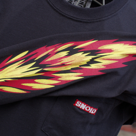 DRAG FLAMES L/S T-SHIRTS