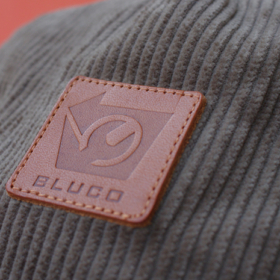 OL-603-021 CORDUROY CAP -LEATHER PATCH-