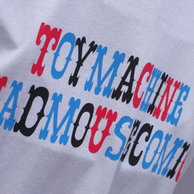 MAD MOUSE COMIC x TOY MACHINE S/S TEE