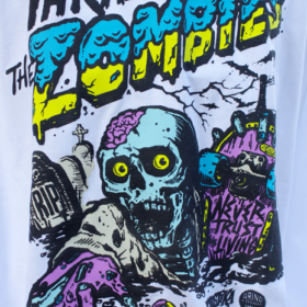 NEVER TRUST THE ZOMBIES LONG SLEEVE T-SHIRT