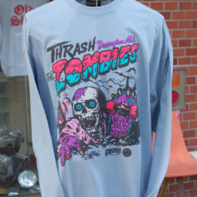 NEVER TRUST THE ZOMBIES LONG SLEEVE T-SHIRT