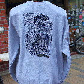 BORN MEAN CREW NECK SWEAT