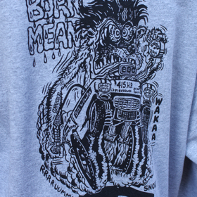 BORN MEAN CREW NECK SWEAT