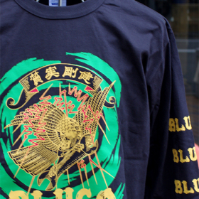 HEAVY DRY COTTON PRINT L/S TEE -ARTWORK by 遊鷹-