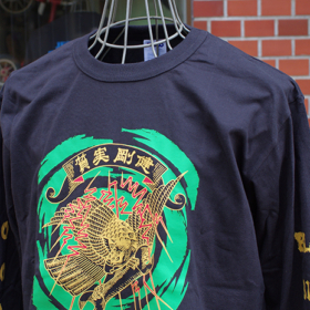 HEAVY DRY COTTON PRINT L/S TEE -ARTWORK by 遊鷹-