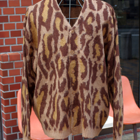 VINTAGE PATTERN SHAGGY CARDIGAN