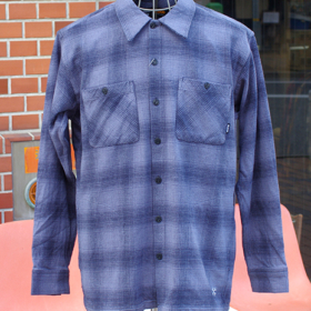 OMBRE CHECK FLANNEL SHIRT