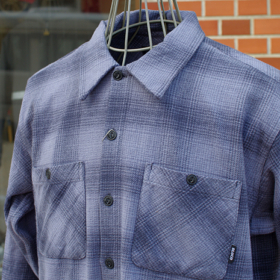 OMBRE CHECK FLANNEL SHIRT