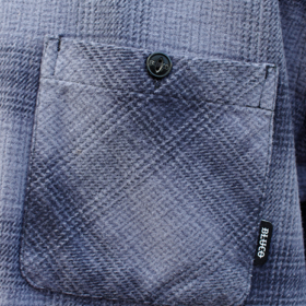OMBRE CHECK FLANNEL SHIRT