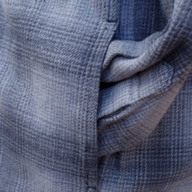 OMBRE CHECK FLANNEL SHIRT