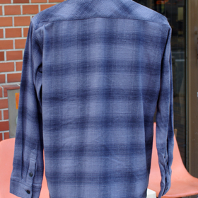 OMBRE CHECK FLANNEL SHIRT