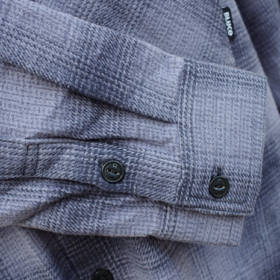 OMBRE CHECK FLANNEL SHIRT