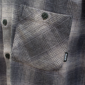 OMBRE CHECK FLANNEL SHIRT