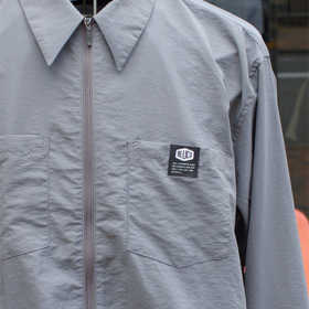 NYLON FULL ZIP SHIRT NYLON FULL ZIP SHIRT