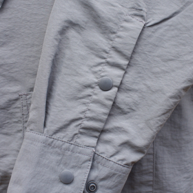 NYLON FULL ZIP SHIRT NYLON FULL ZIP SHIRT