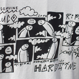 DRY CLTTON POCKET TEE -ARTWORK BY DISKAH- DRY CLTTON POCKET TEE -ARTWORK BY DISKAH-