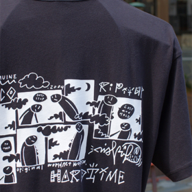 DRY CLTTON POCKET TEE -ARTWORK BY DISKAH- DRY CLTTON POCKET TEE -ARTWORK BY DISKAH-