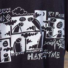 DRY CLTTON POCKET TEE -ARTWORK BY DISKAH- DRY CLTTON POCKET TEE -ARTWORK BY DISKAH-
