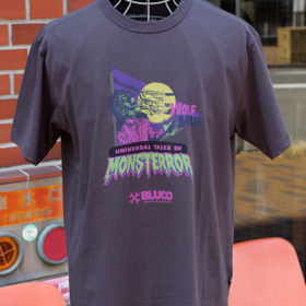 MONSTERS x BLUCO PRINT TEE -THE WOLF MAN- MONSTERS x BLUCO PRINT TEE -THE WOLF MAN-