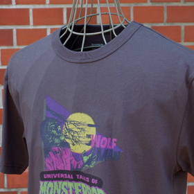 MONSTERS x BLUCO PRINT TEE -THE WOLF MAN- MONSTERS x BLUCO PRINT TEE -THE WOLF MAN-