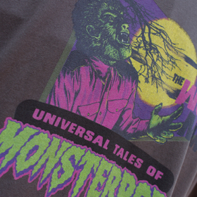 MONSTERS x BLUCO PRINT TEE -THE WOLF MAN- MONSTERS x BLUCO PRINT TEE -THE WOLF MAN-