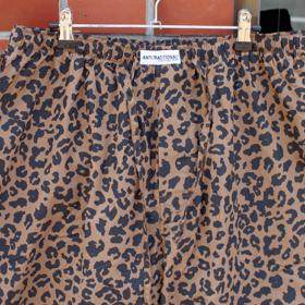 AOP PLAIN WEAVE EASY PANTS